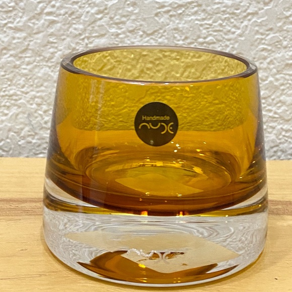 NUDE Joy Amber Small Votive Candle Holder - Picture 2 of 12